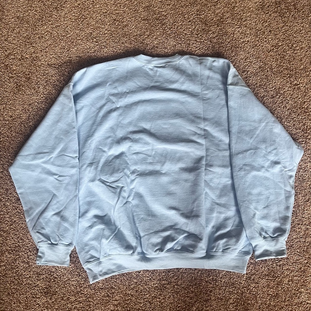 BRAND NEW Light Blue Crewneck Sweater - Picture 3 of 4